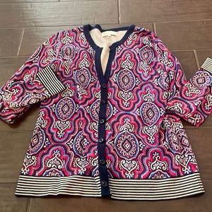 Colorful cardigan